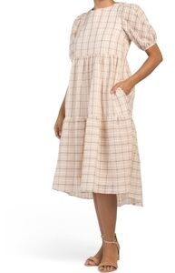 ENGLISH Factory Plaid Babydoll Dress